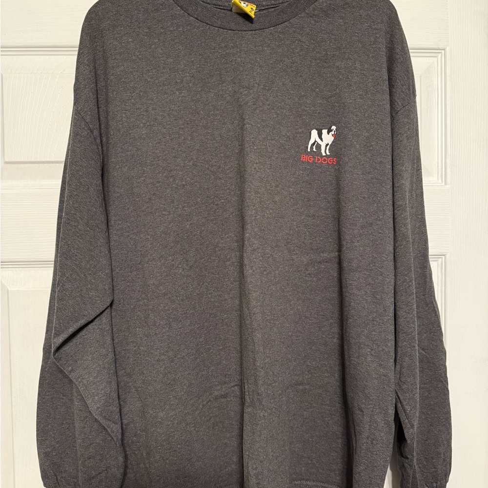 Vintage Big Dogs Charcoal Long Sleeve Tee